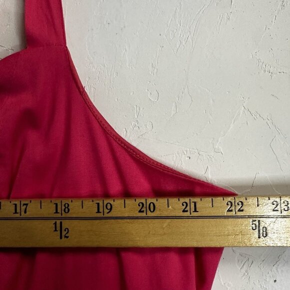 Torrid Midi Poplin Sweetheart Shirred Dress Barbiecore Pink Womens 3 - Picture 11 of 12